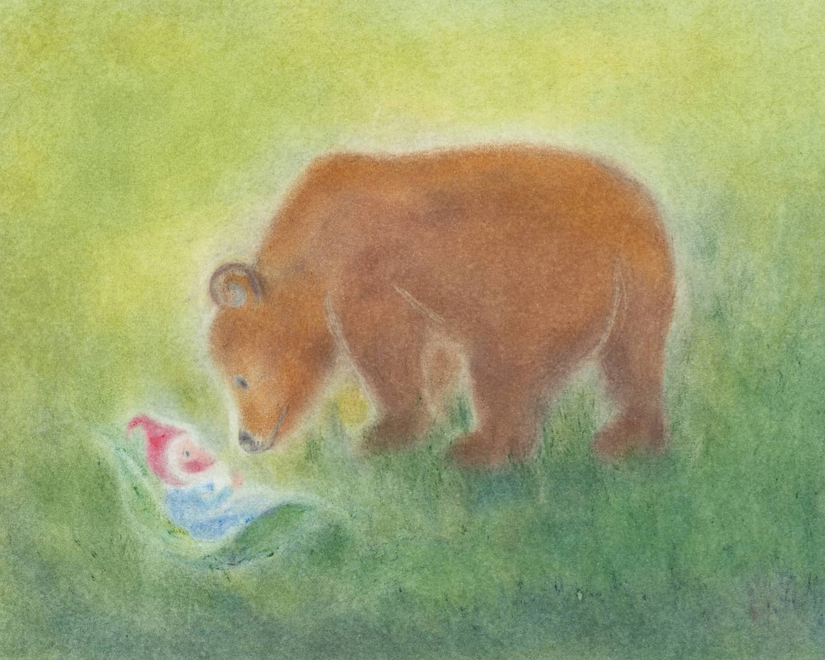 Postcard - bear love 