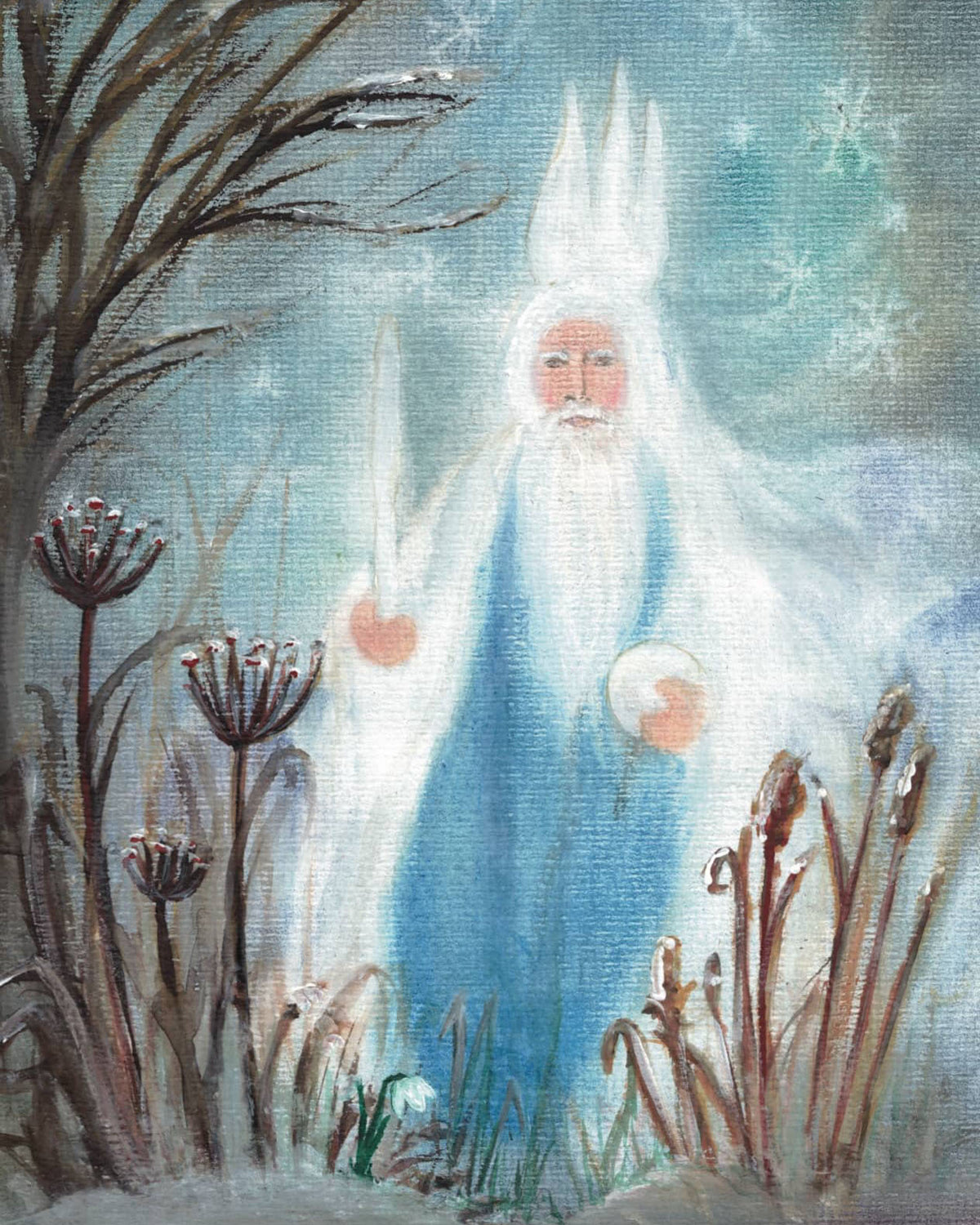 Postcard - king Winter