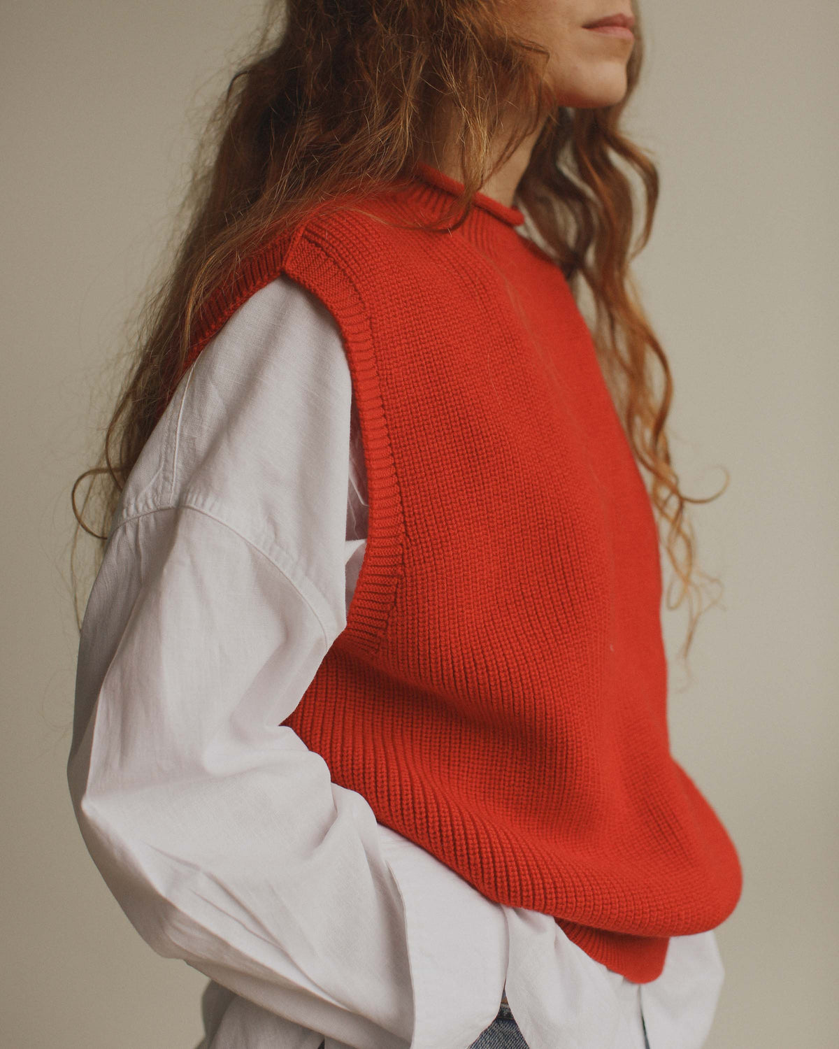 Cardigan Helle - red