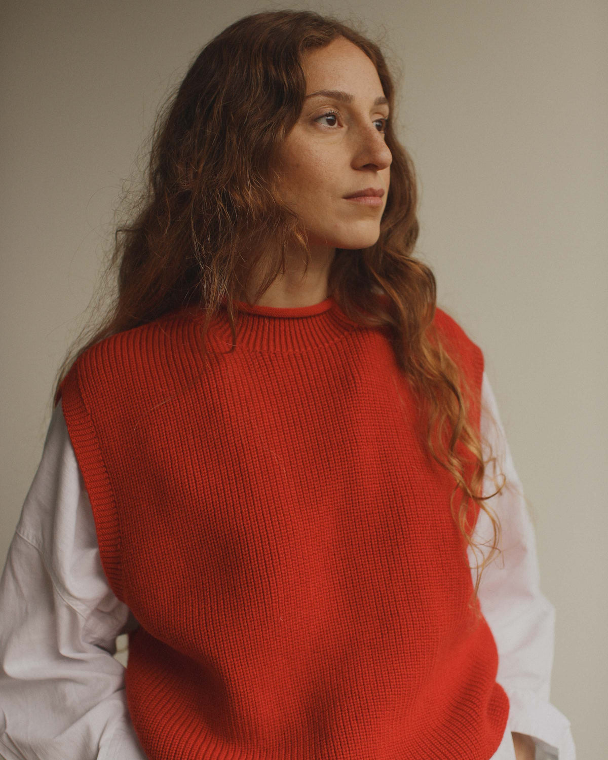 Cardigan Helle - red