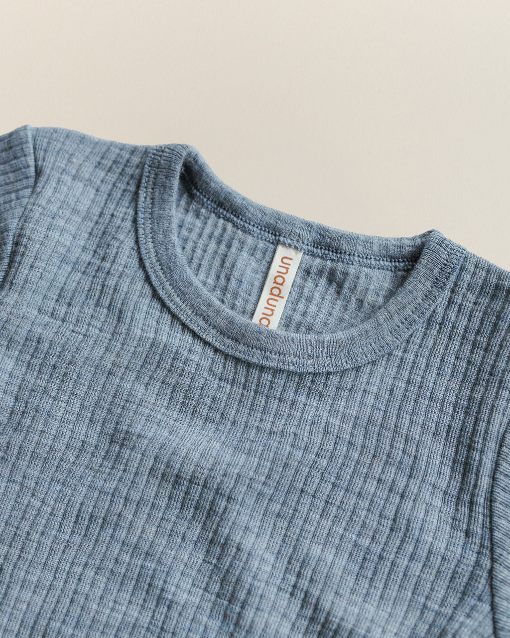 Kids longsleeve of  wool rib - nila