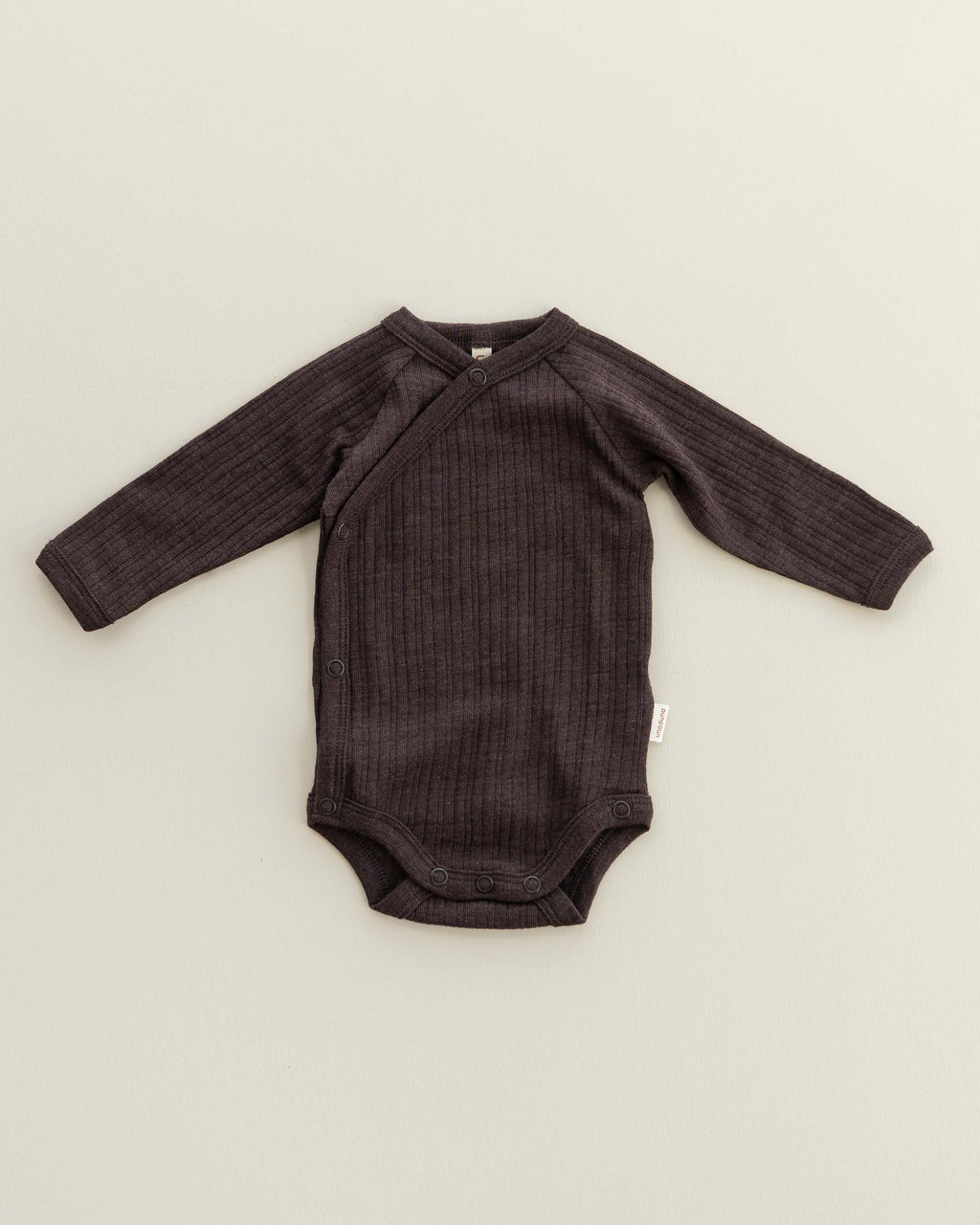 Wrap around body rib wool/silk - wakame