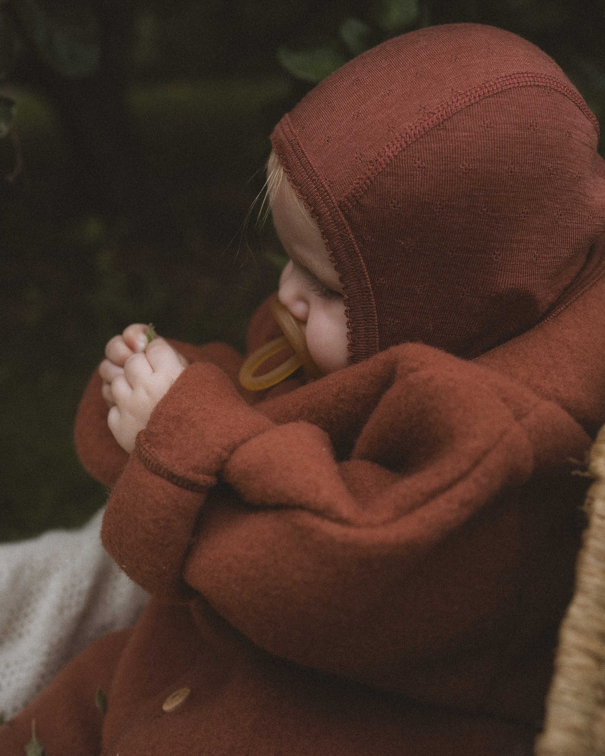 Overall Wool Fleece - henna dune
