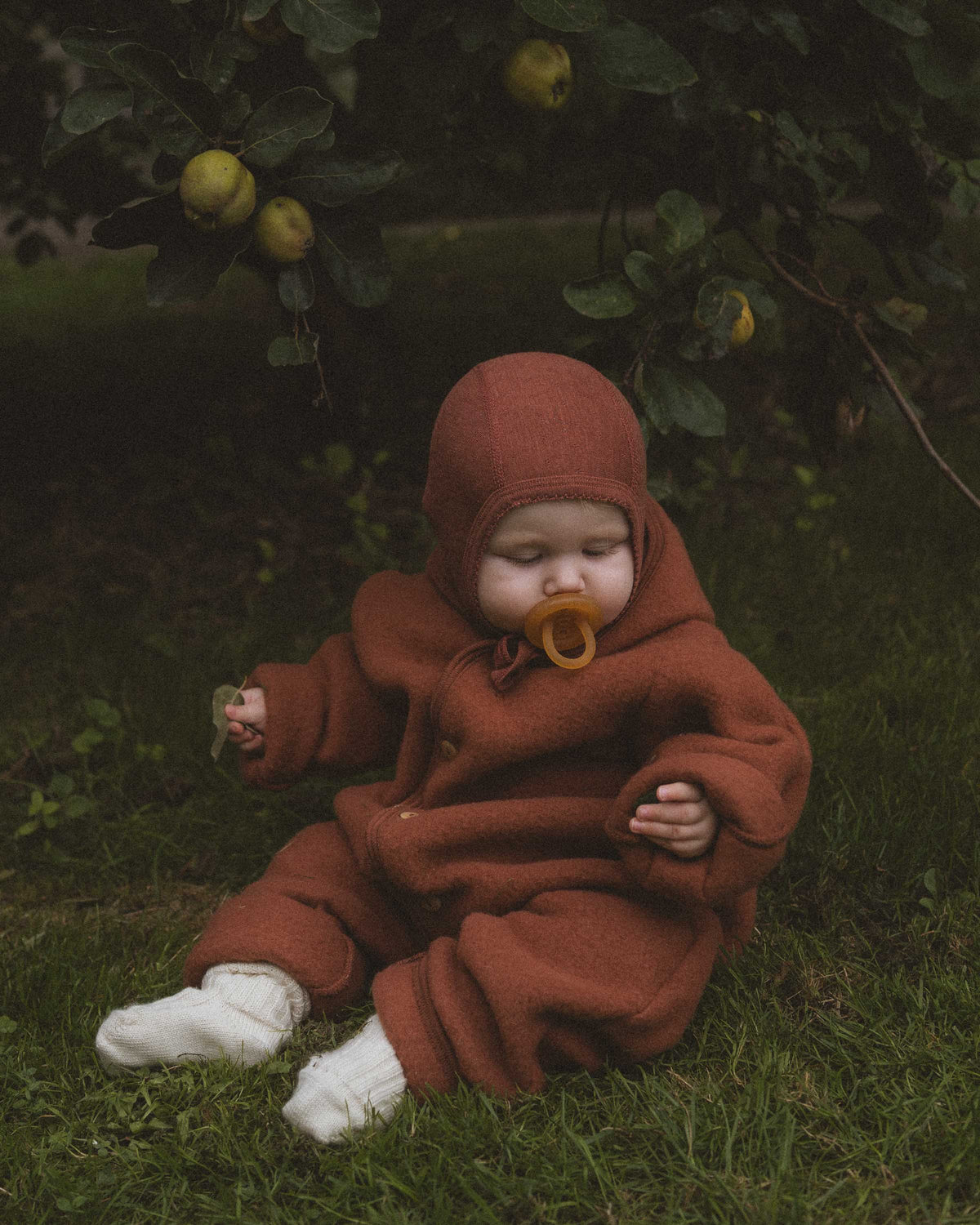 Overall Wool Fleece - henna dune