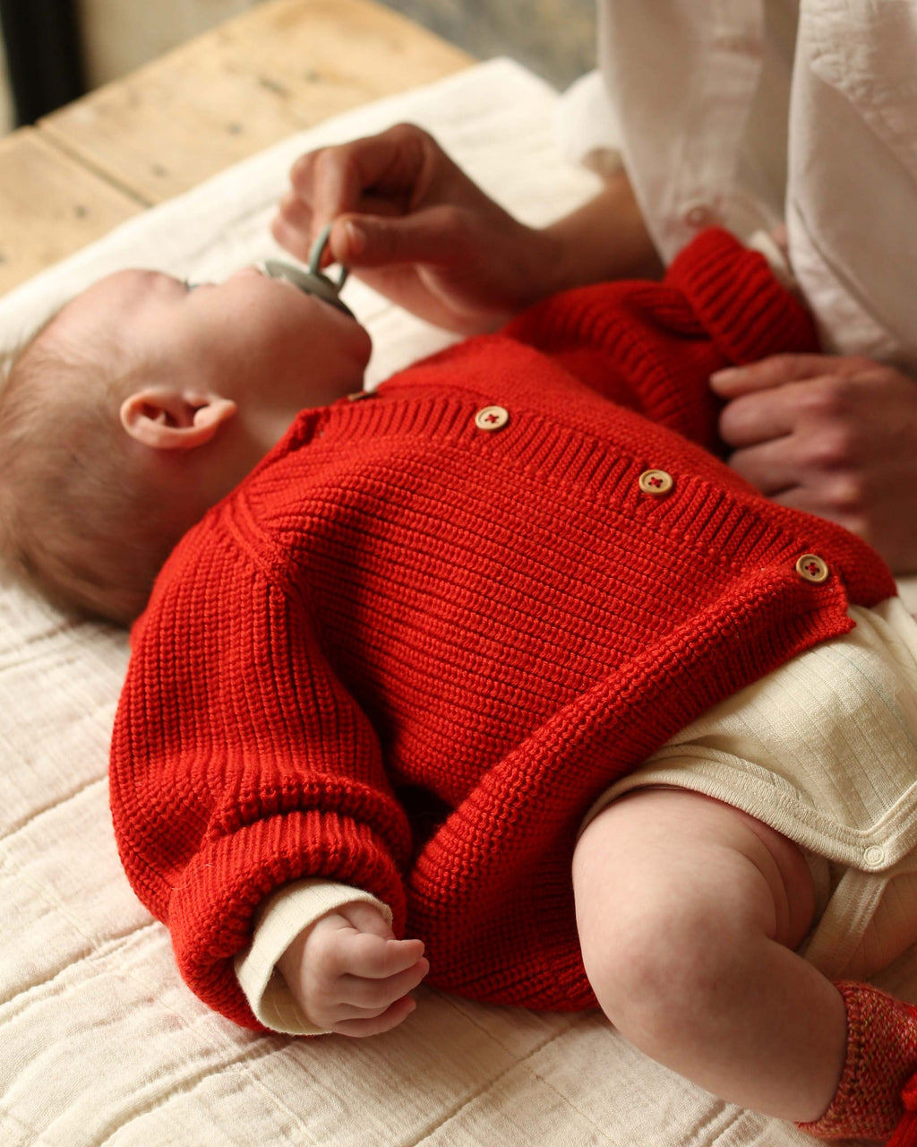 Cardigan Inga - red
