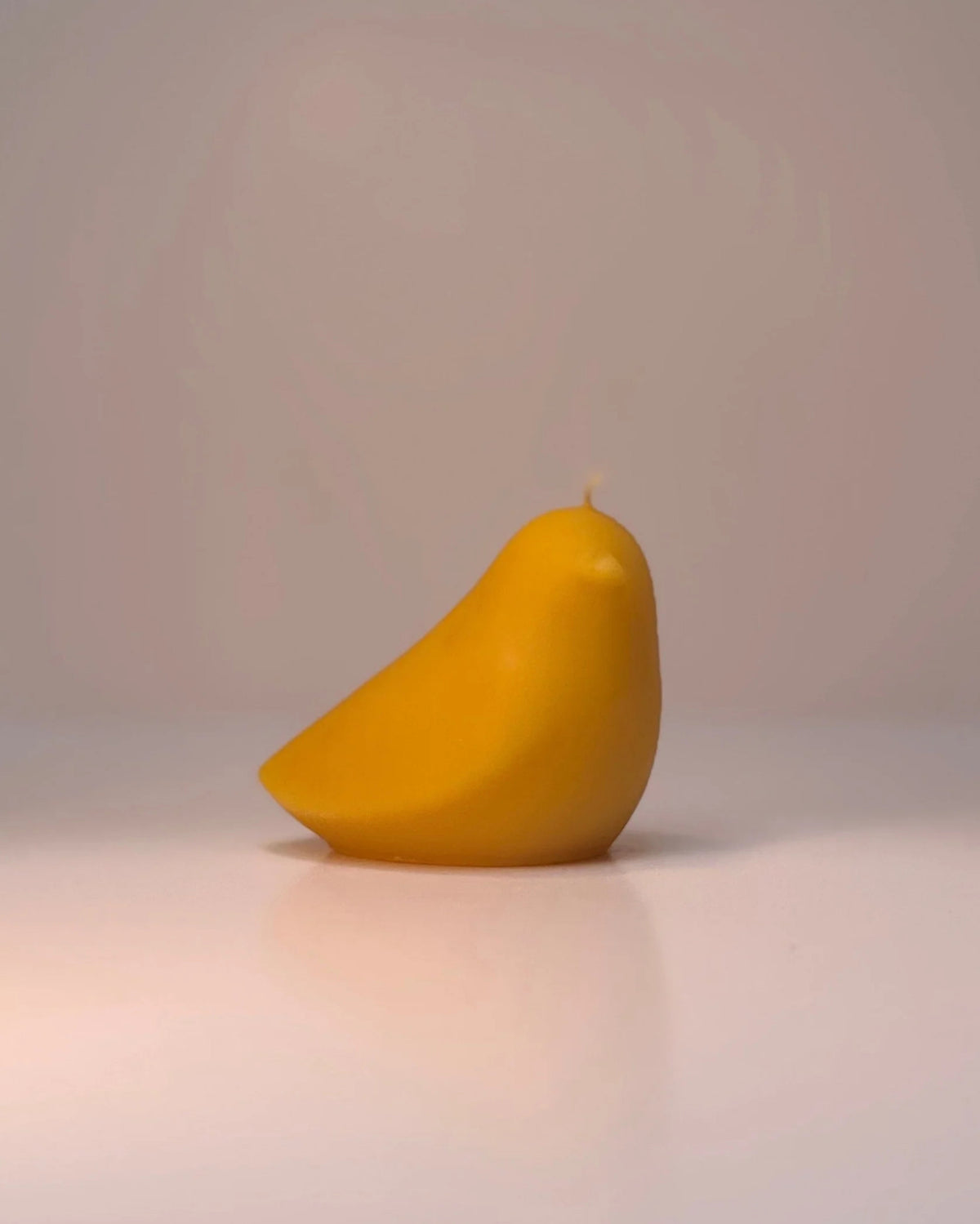 Beeswax candle - bird