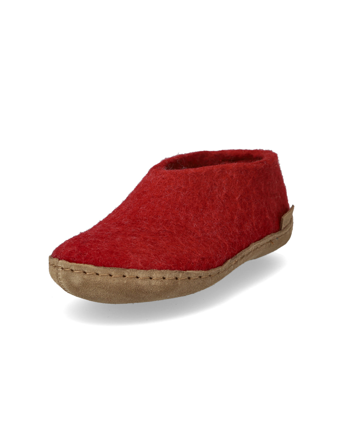 Children's slippers wool - red