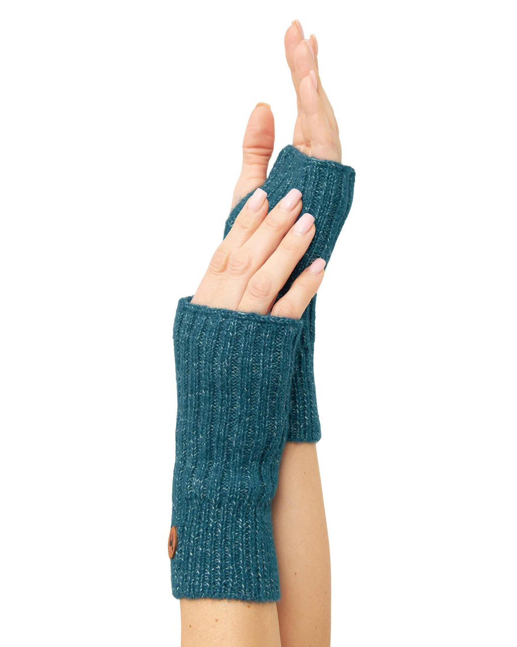 alpaka-pulswrmer-paca-mit-daumenloch-aus-baby-alpaka-merino-mix 3 zeegroen