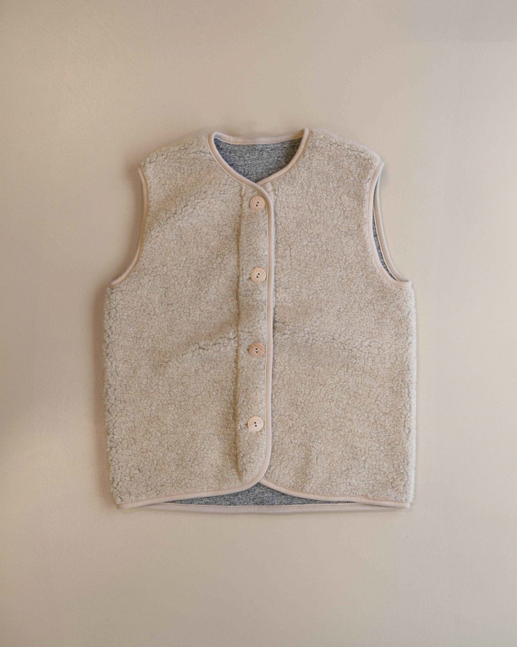 Alwero - dames vest PO - sand brown