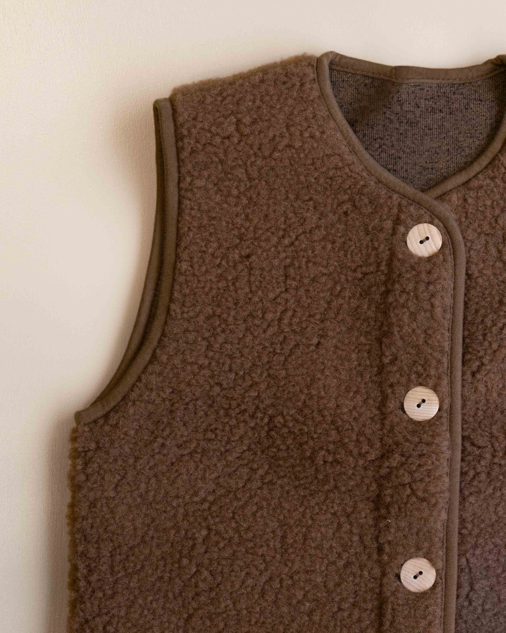 Alwero - dames vest PO - teddy brown_-3 copy