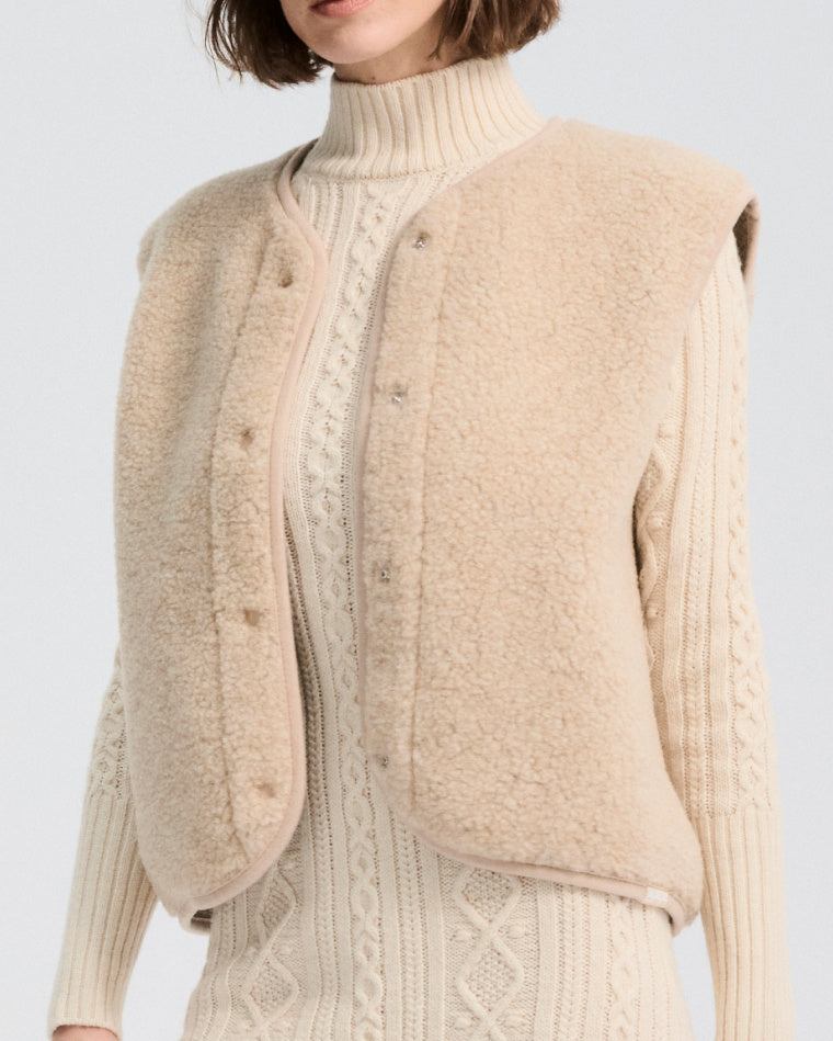 Alwero Dames bodywarmer TYB - sand brown1