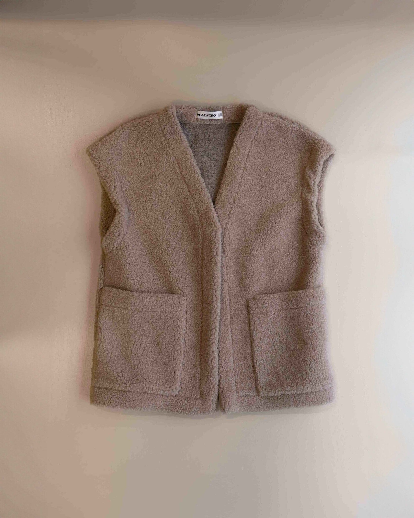 Alwero dames vest APPA - tan