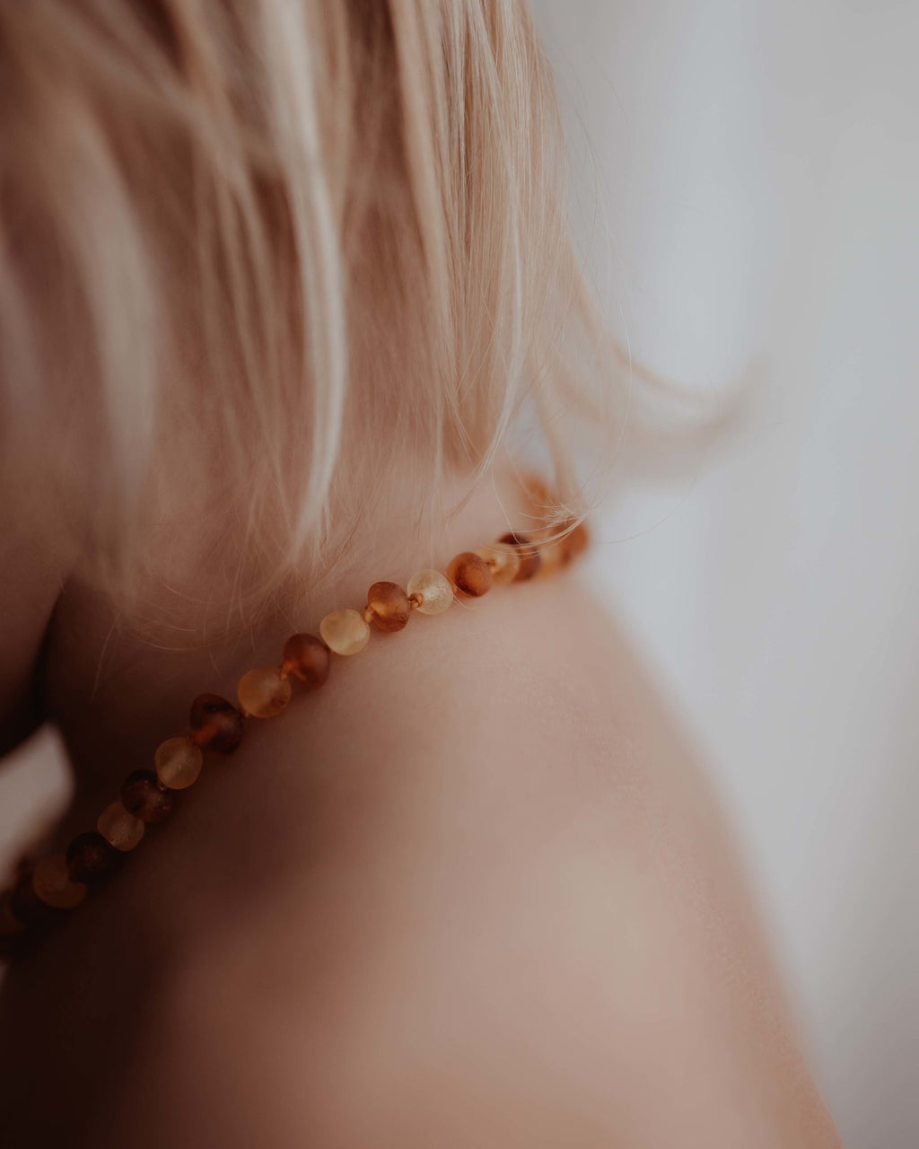 Amber barnsteen ketting baby honey lemon raw jpg