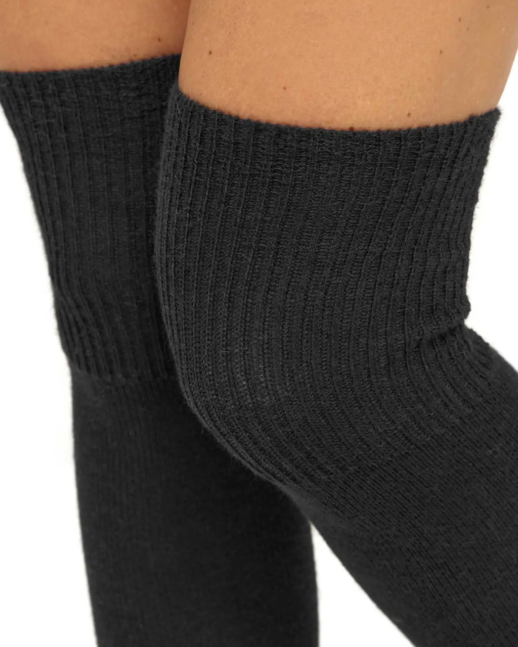 Apu Kuntur alpaka-overknee-socks black_2