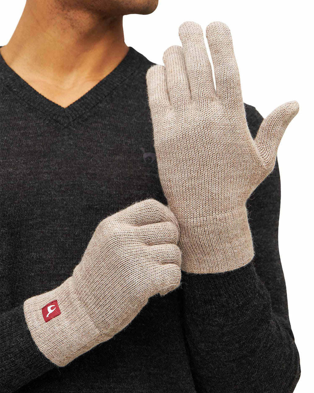 Apu Kuntur handschoenen alpaka beige_3