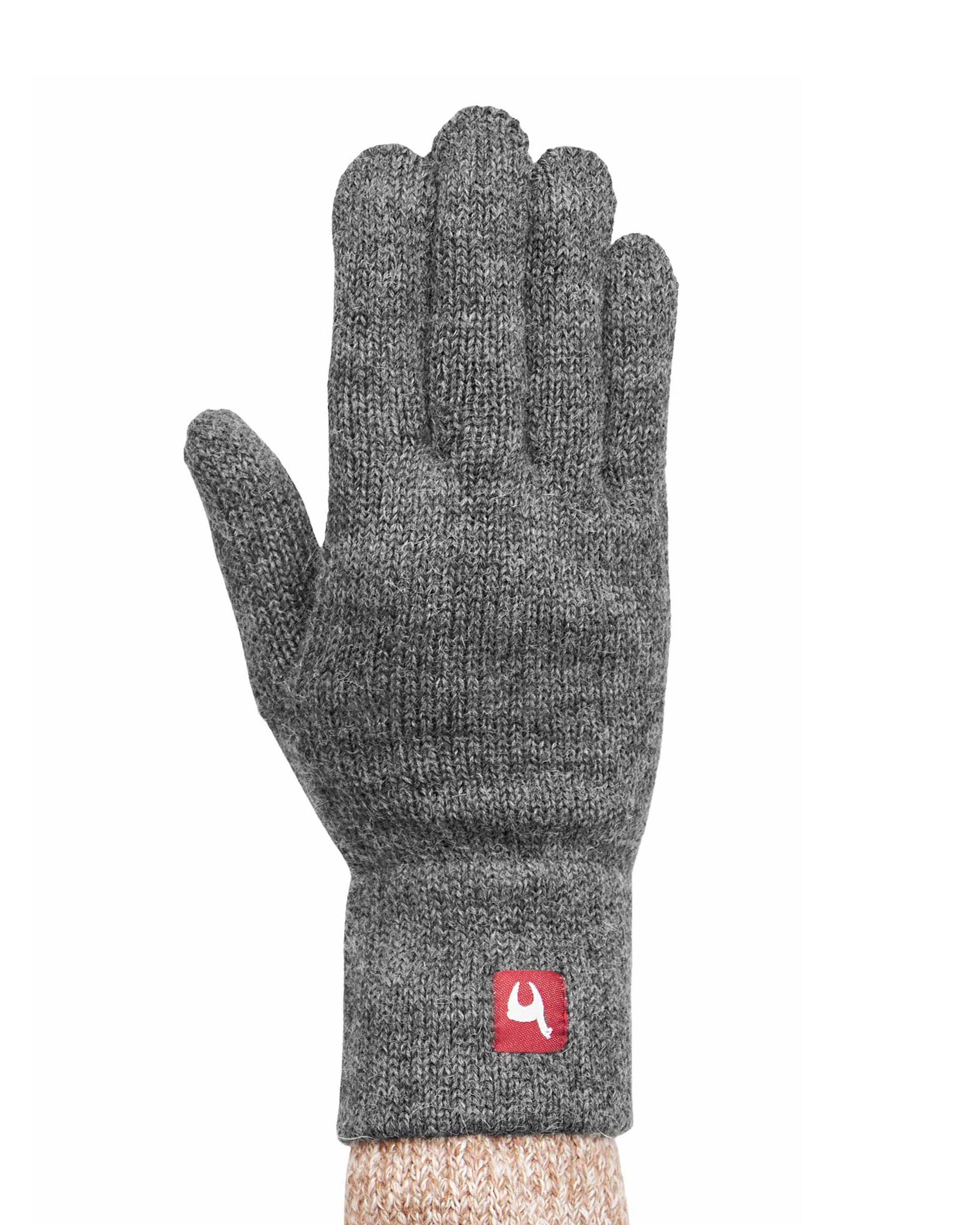 Apu Kuntur handschoenen alpaka grijs