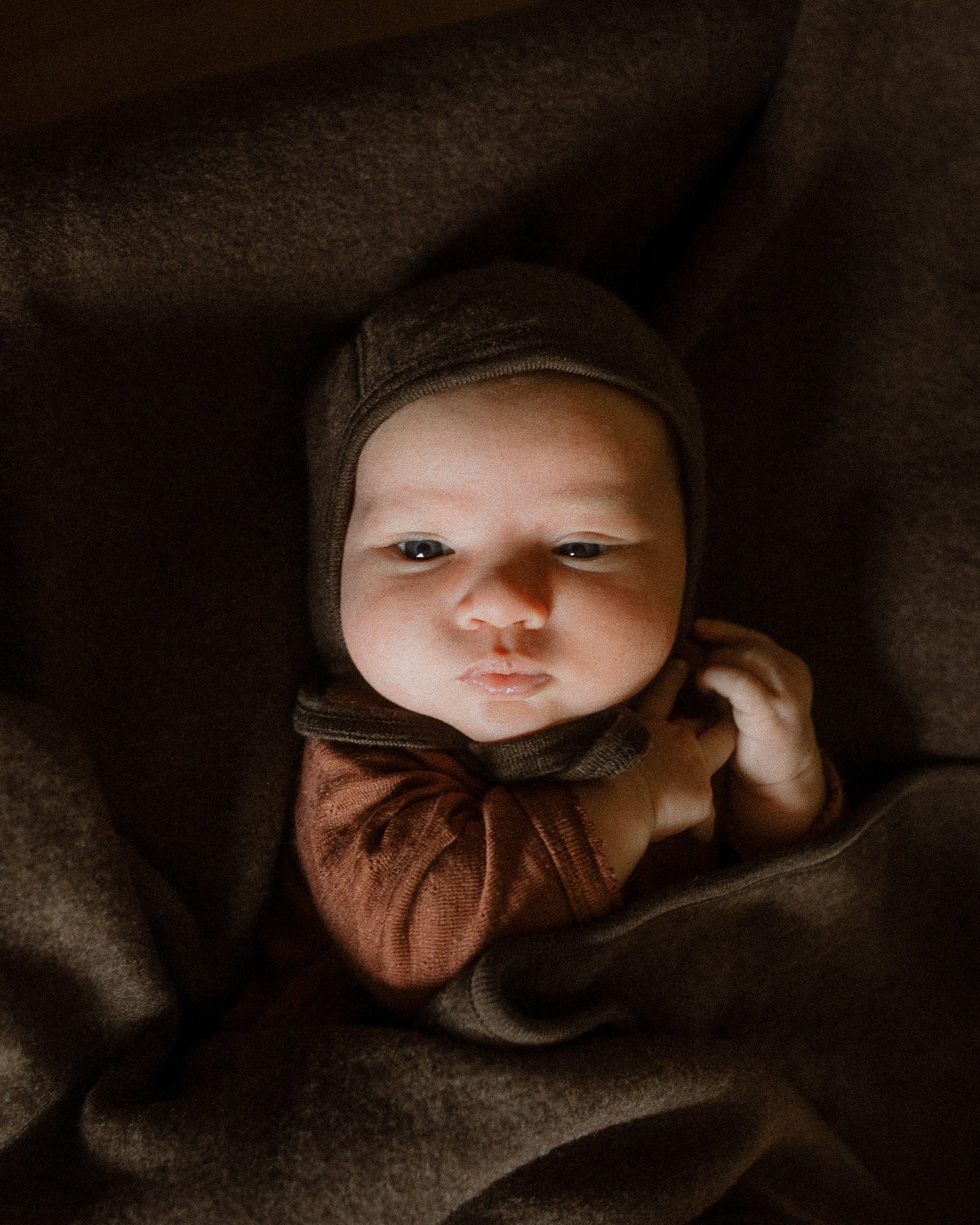 Baby deken wolfleece - cocoa_-2