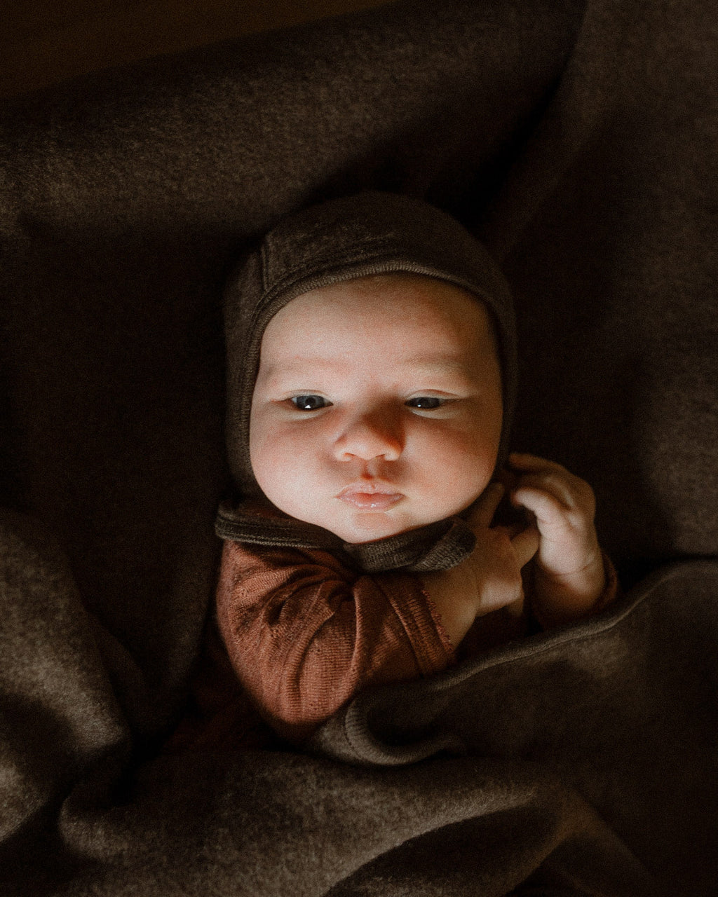 Baby deken wolfleece - cocoa_-2