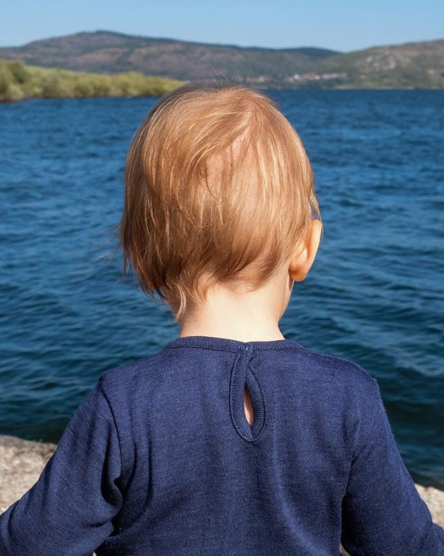 Baby shirtje wol-zijde - blauw_-2