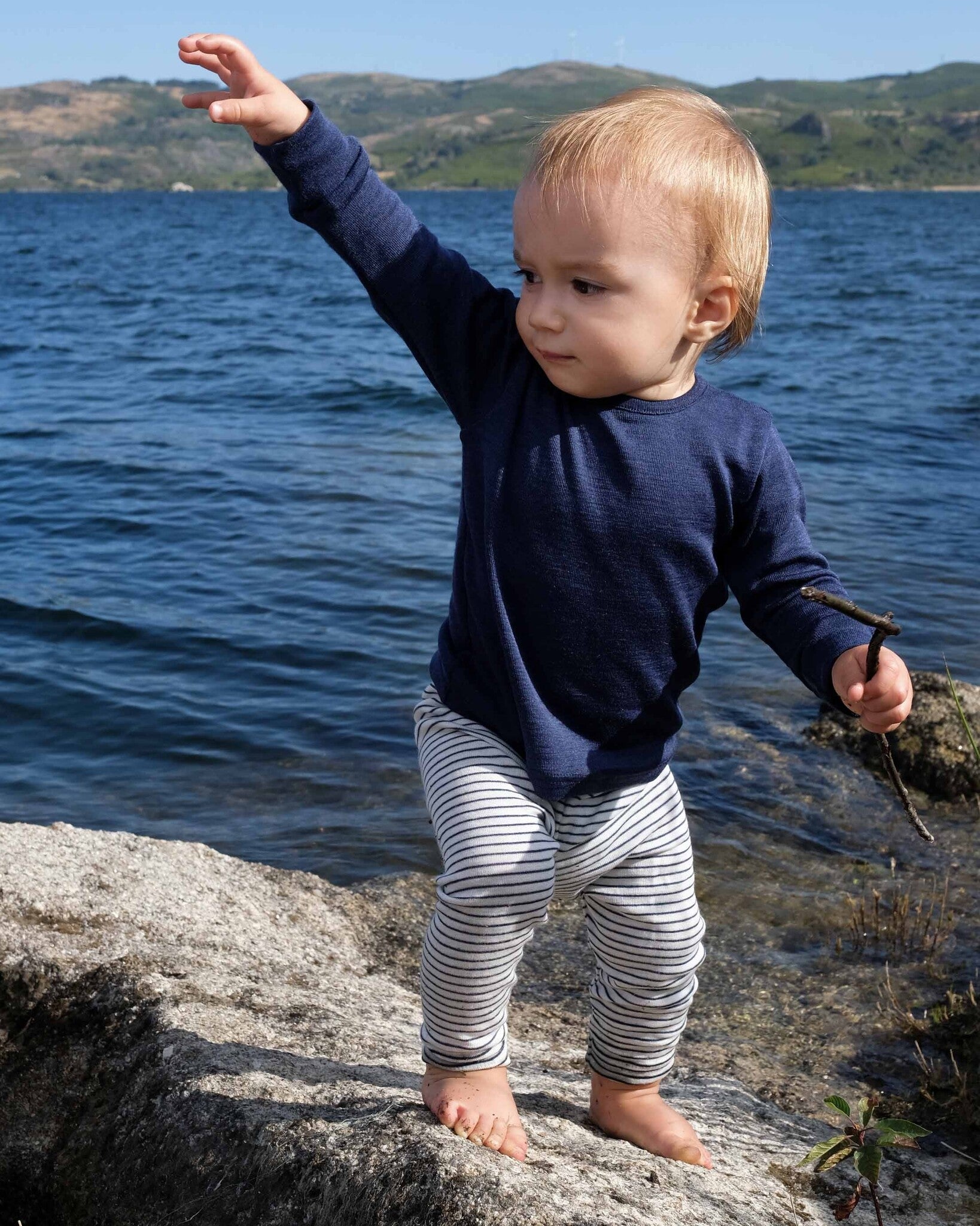 Babyshirtje blauw 1