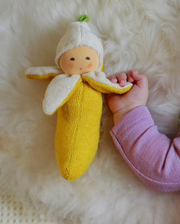 Bananen knuffel rammelaar nanachen 905049