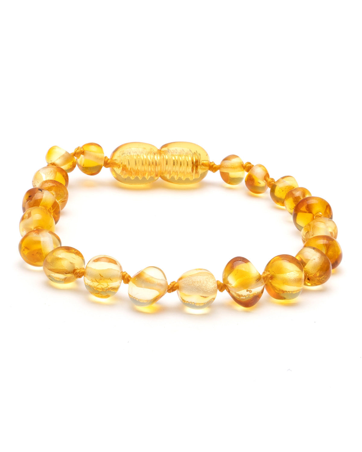 Barnsteen-dames-armband-lemon