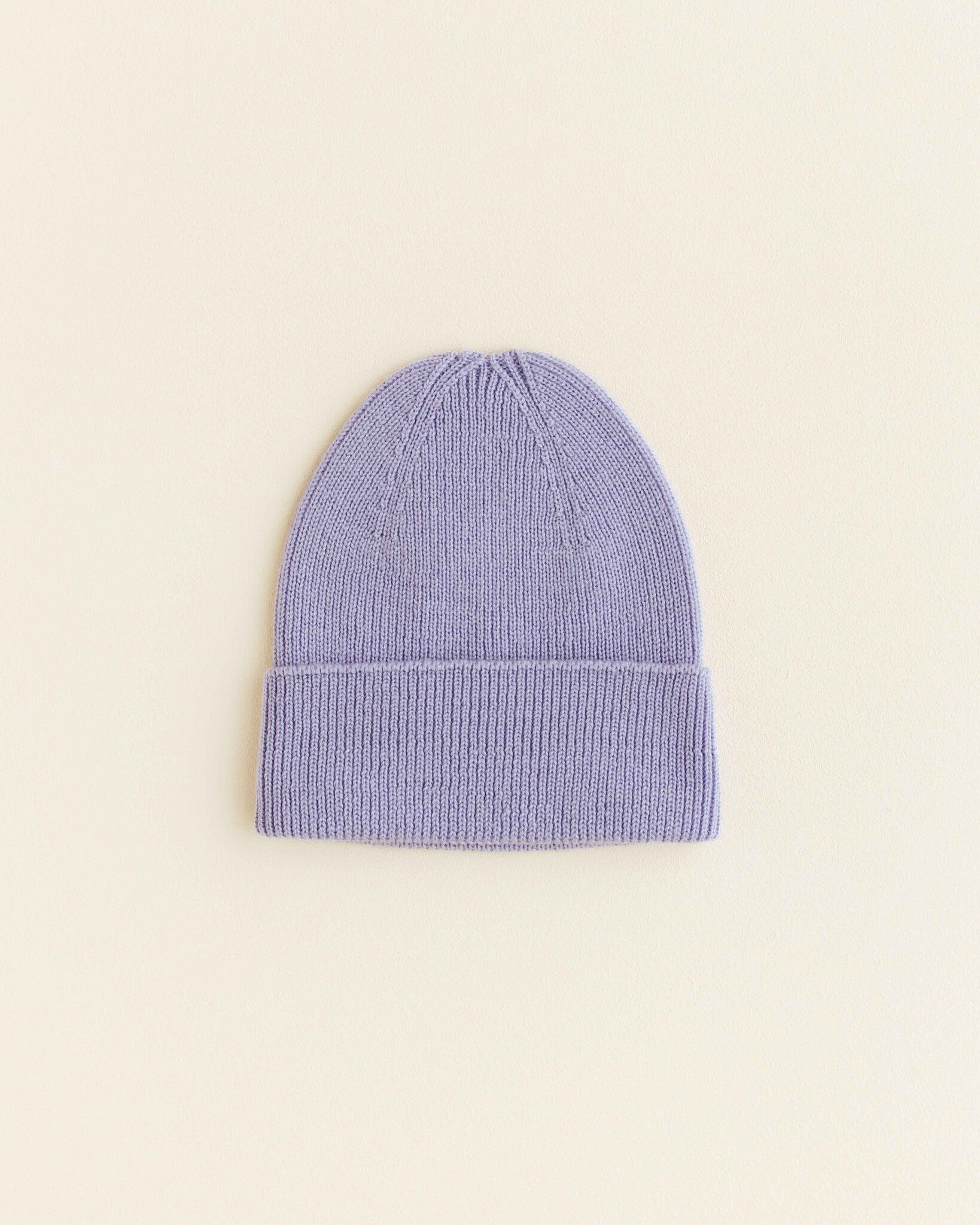 BEANIE FONZIE NEWBORN LILAC 1