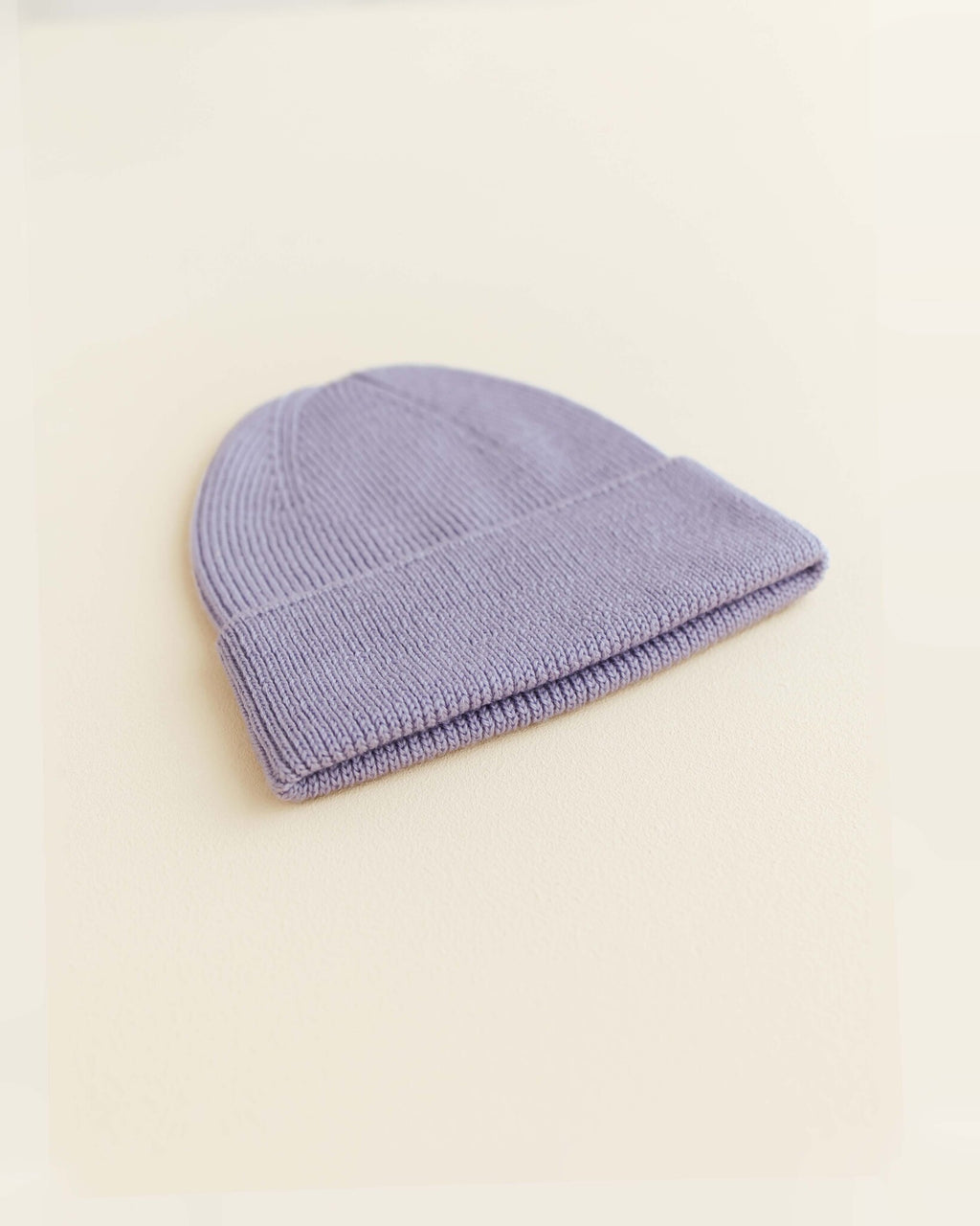BEANIE FONZIE NEWBORN LILAC 2