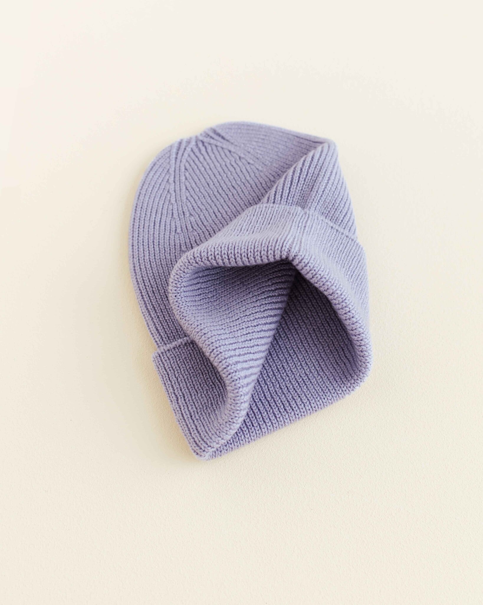 BEANIE FONZIE NEWBORN LILAC 3
