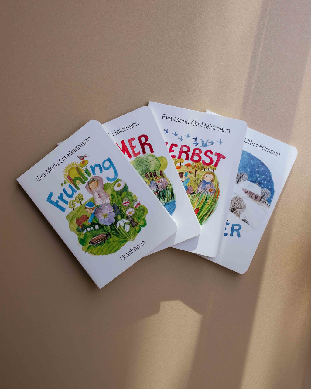 boeken set vier seizoenen-eva-maria-ott-heidmann-winter-herfst-lente-zomer