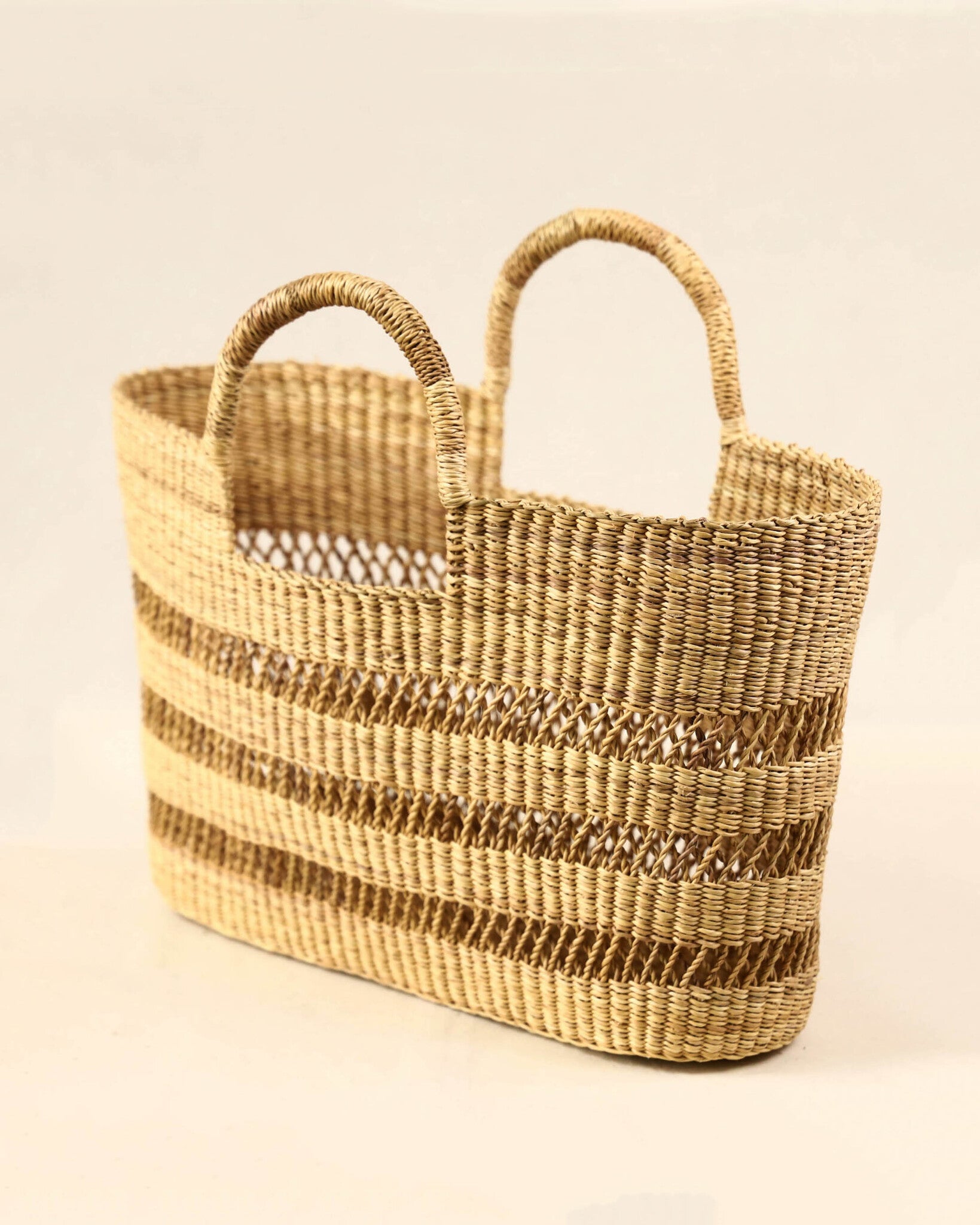 Bolga tas - stripe 1