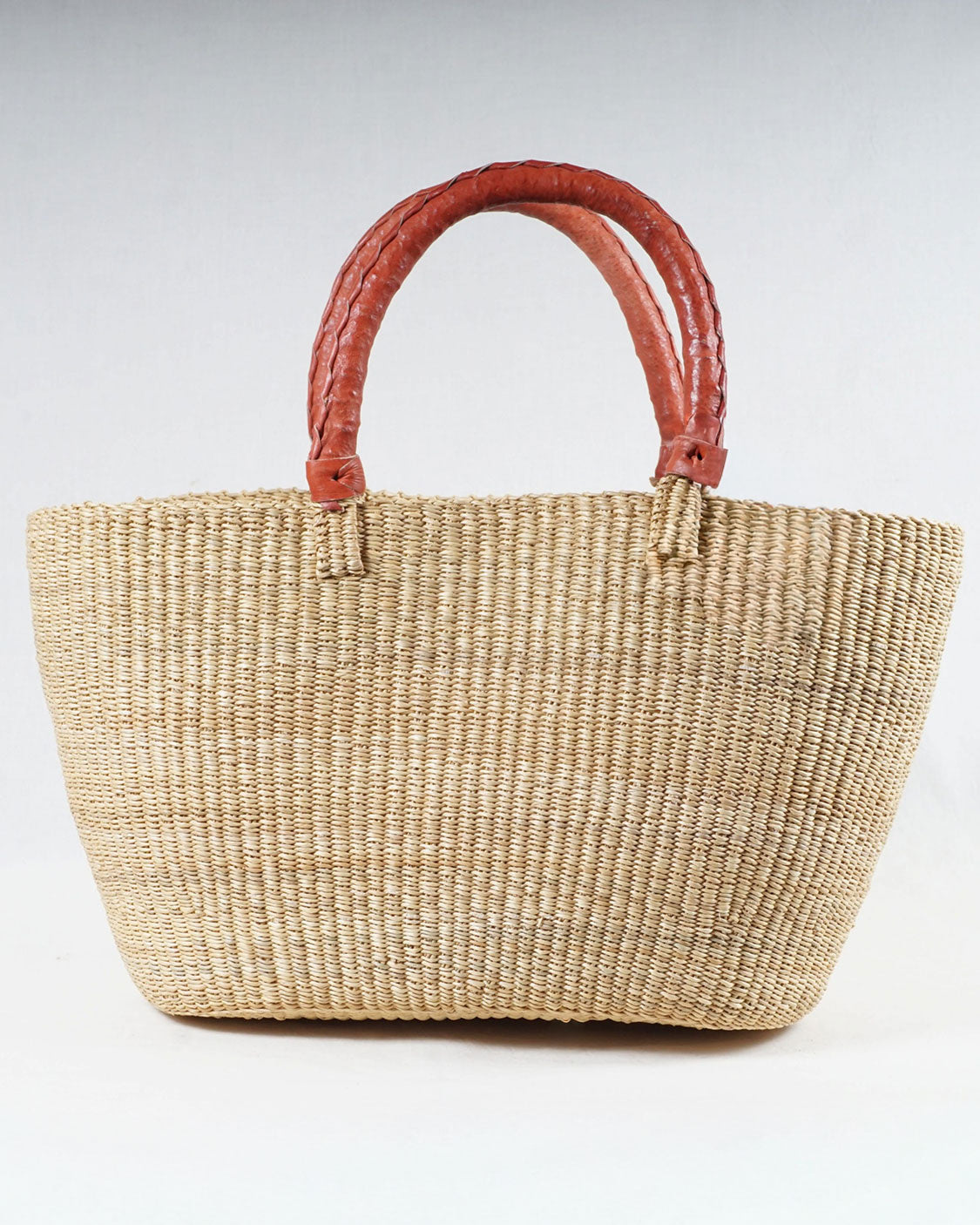 Handwoven Bolga shopping basket - XL