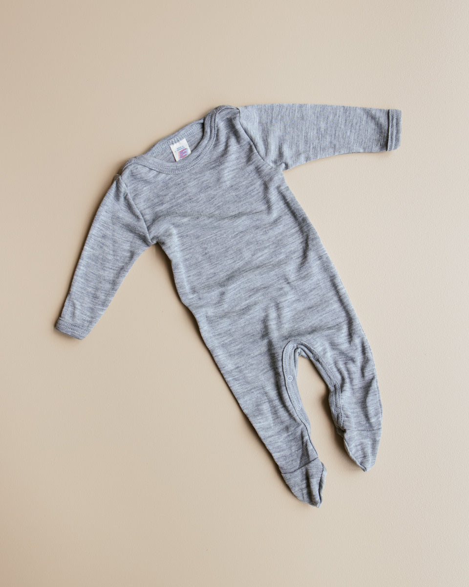 boxpakje:pyjama van wol:zijde - grijs 2