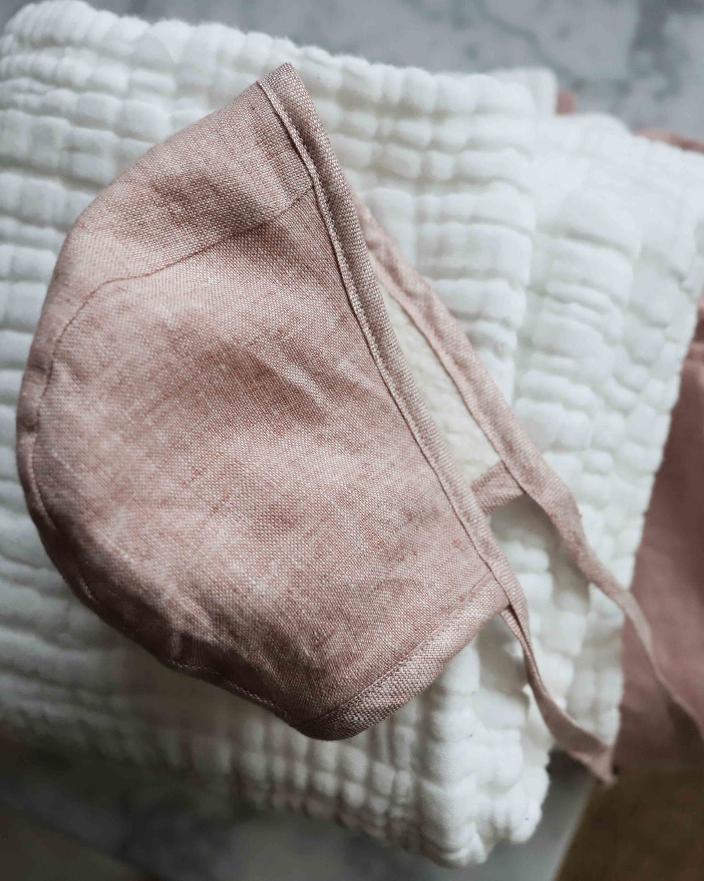 Briar bonnet linnen blush