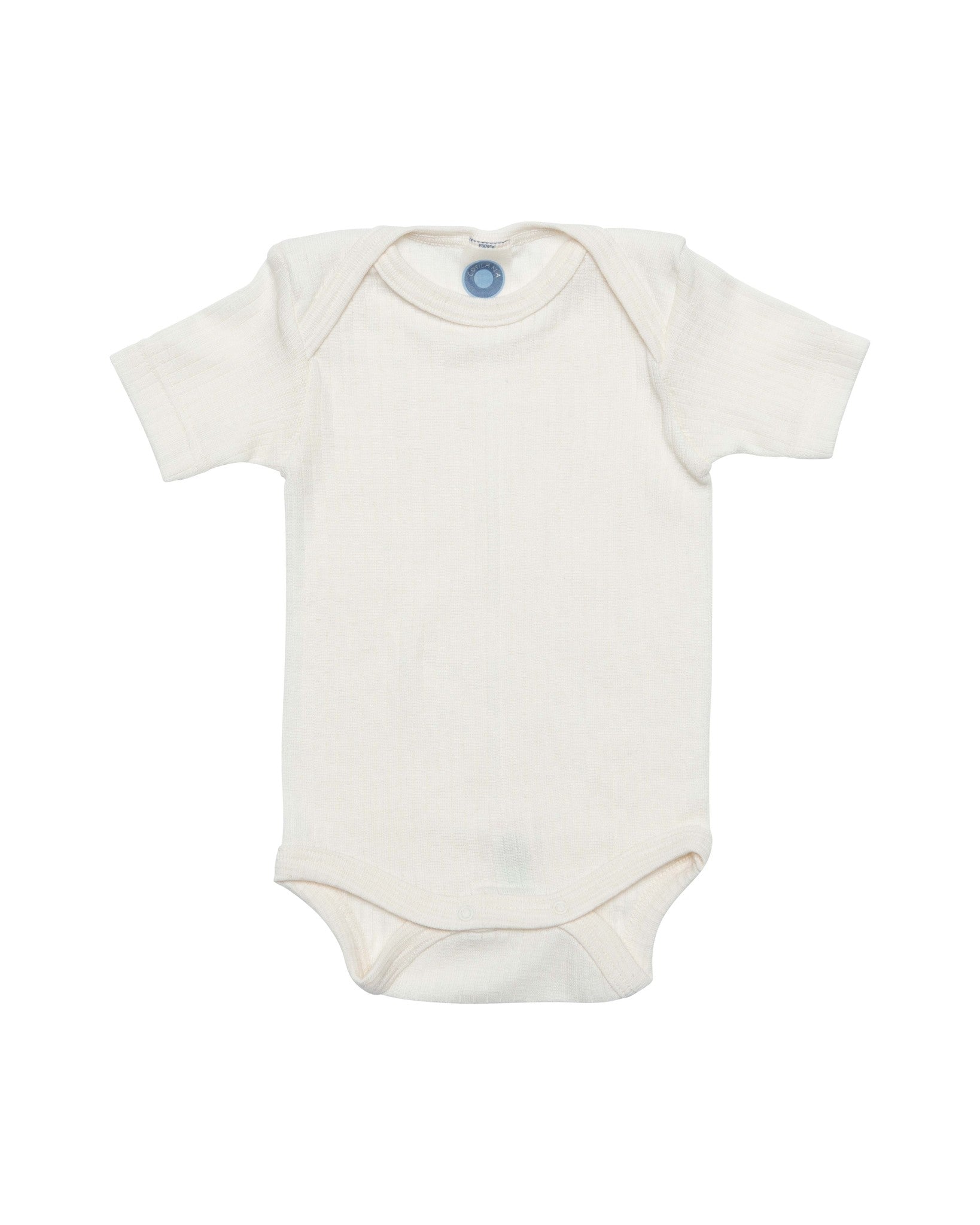 Cosilana baby body short sleeves natural