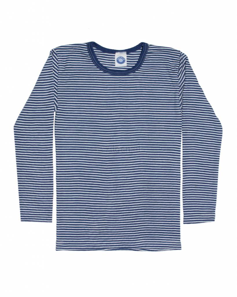 cosilana-kinder-longsleeve-wol-zijde-blauw-gestreept