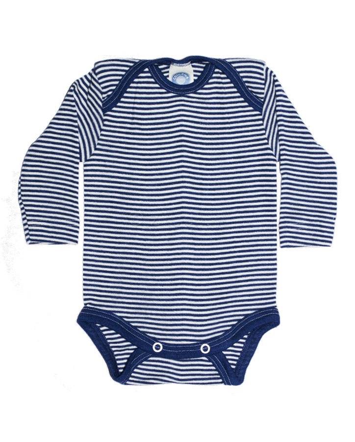 Cosilana-rompertje-wol-zijde-blauw-gestreept