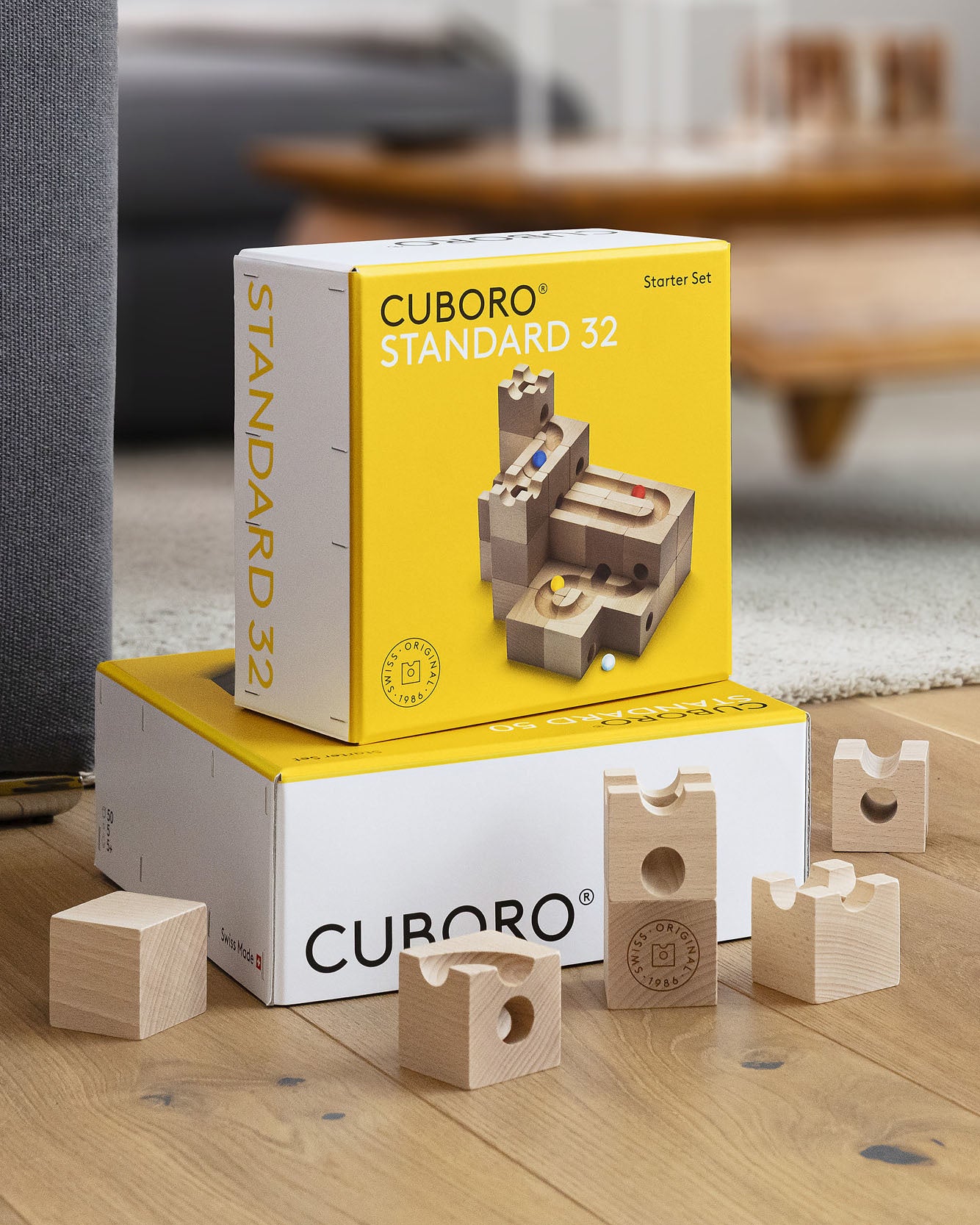 cuboro Houten knikkerbaan - Standaard 32 2