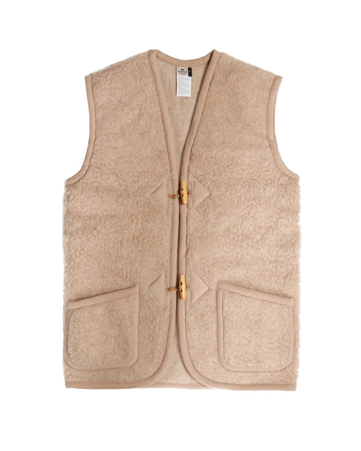 Dames bodywarmer van wol - english tea 1