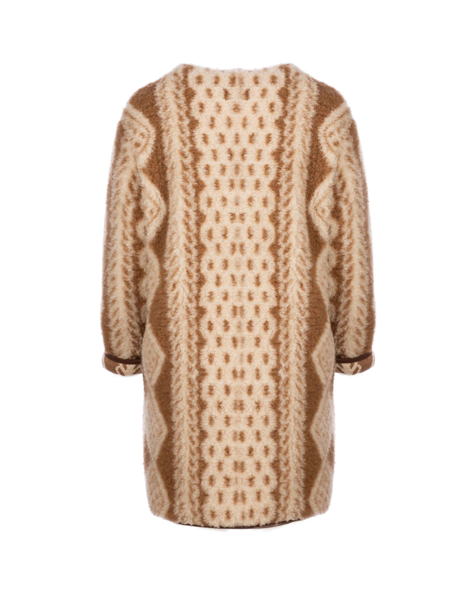 Dames jas Aranga van wol - aran  1219-205 4