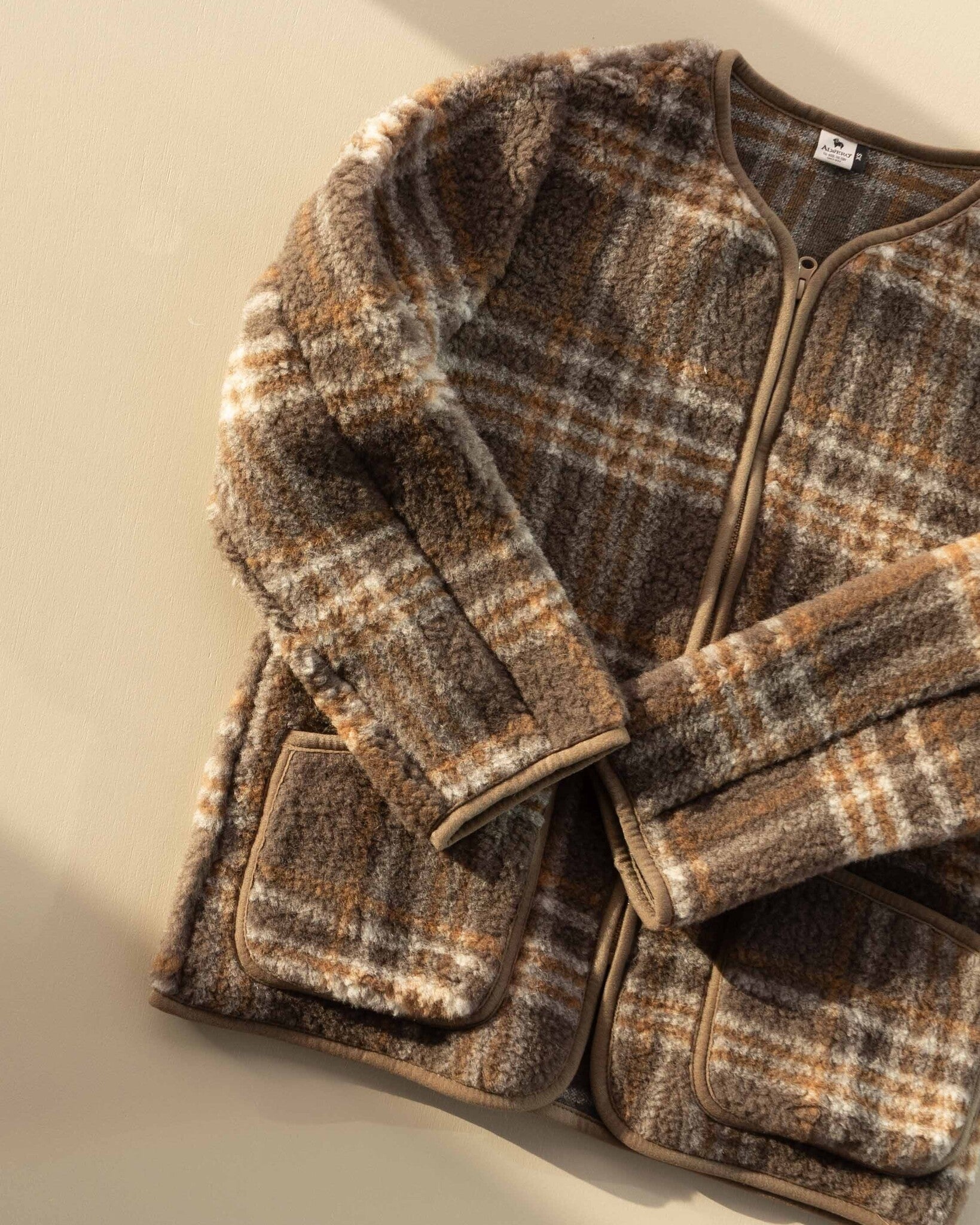 Dames vest Koru - scotch cold brown-3