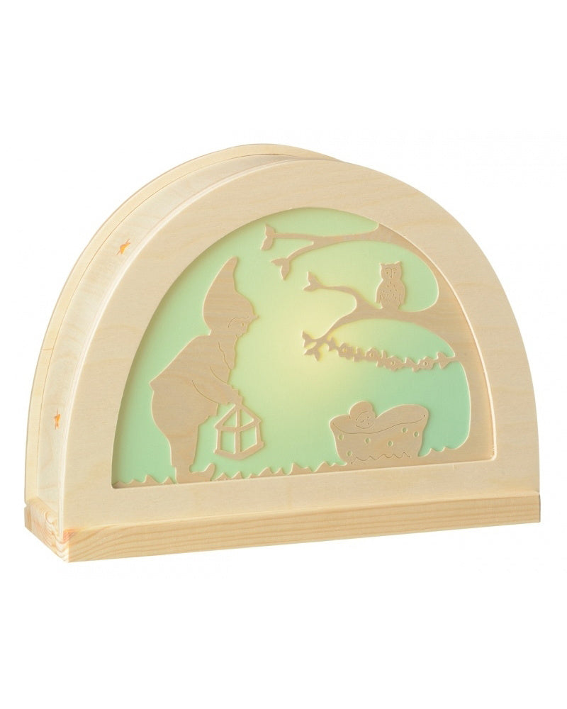 De Noest Houten silhouetlamp