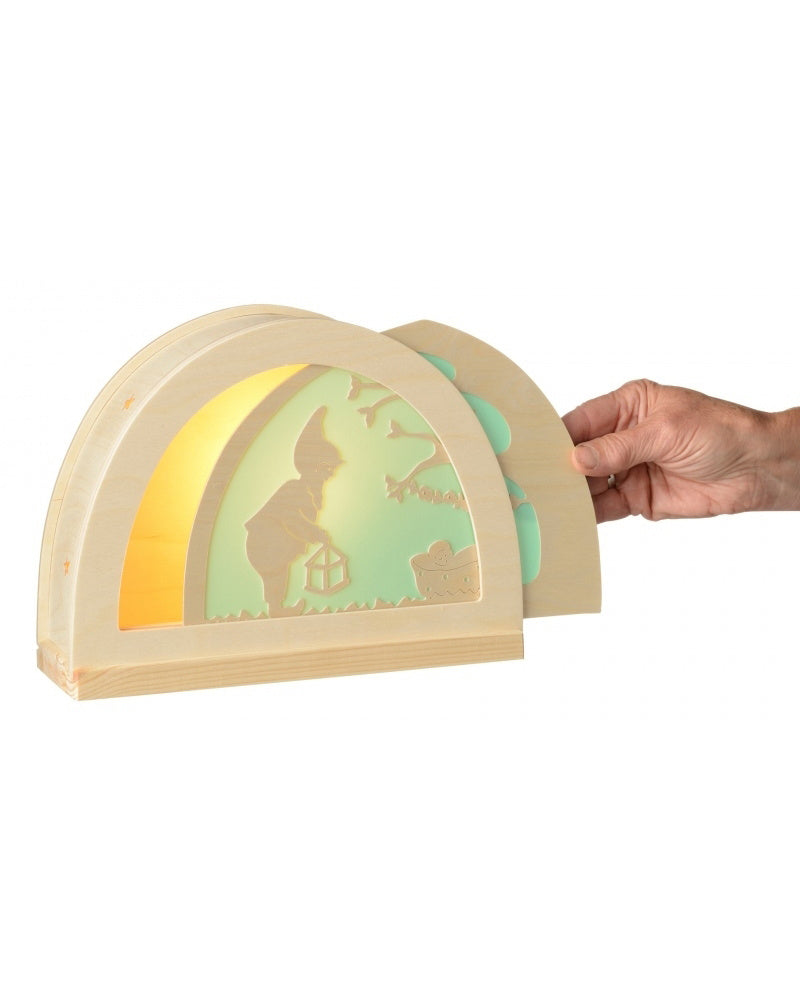 De Noest Houten silhouetlamp1