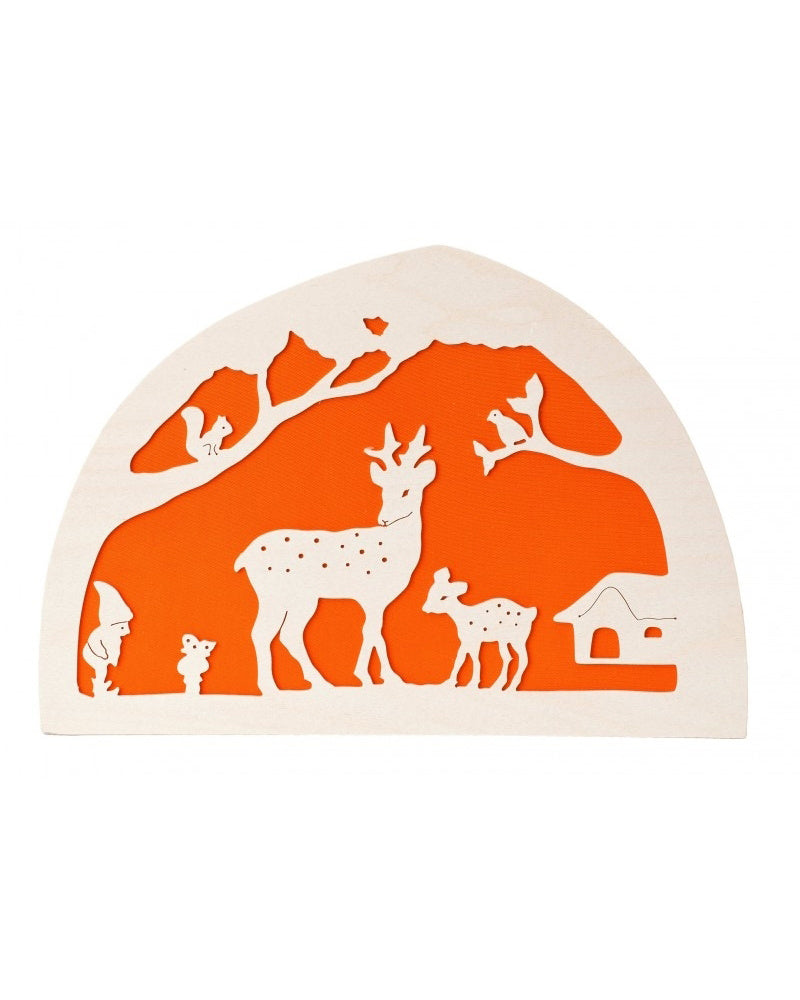 De Noest Silhouet - hertje in het bos1
