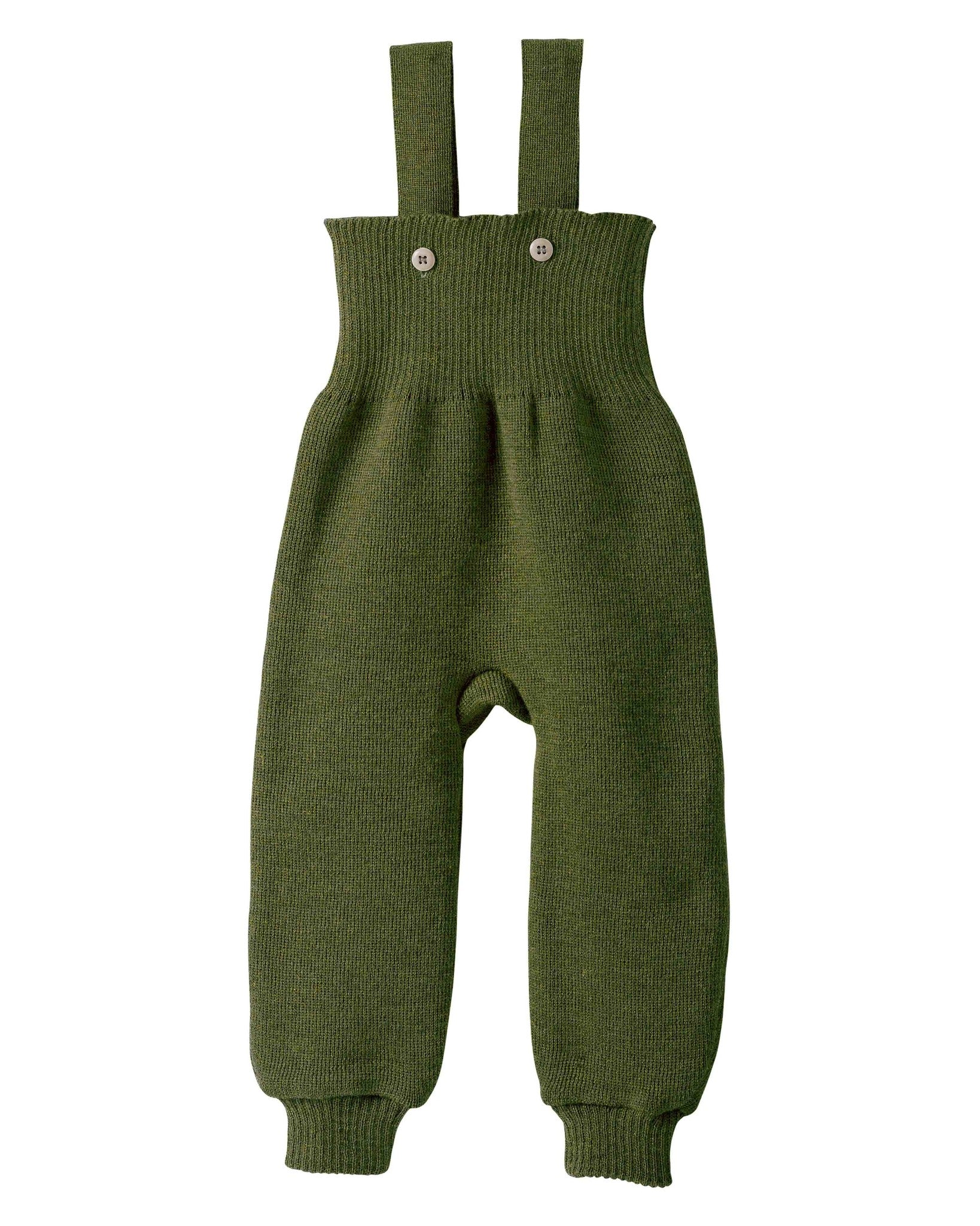 Disana gebreide salopette olive 3311581