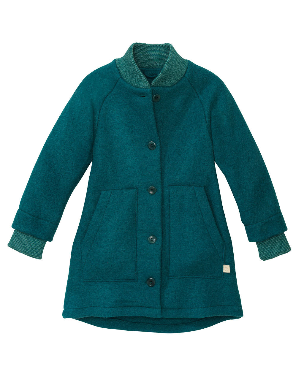Disana Kindermantel van merino wol - pacific