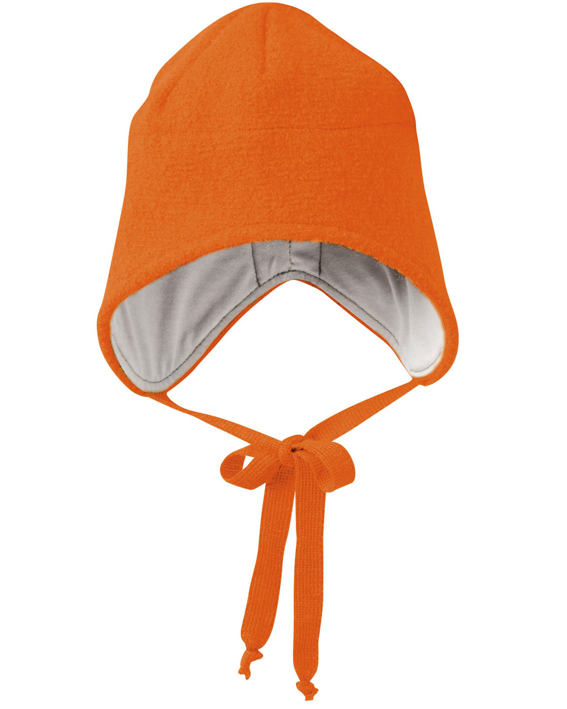 Disana Muts van gekookte wol - oranje