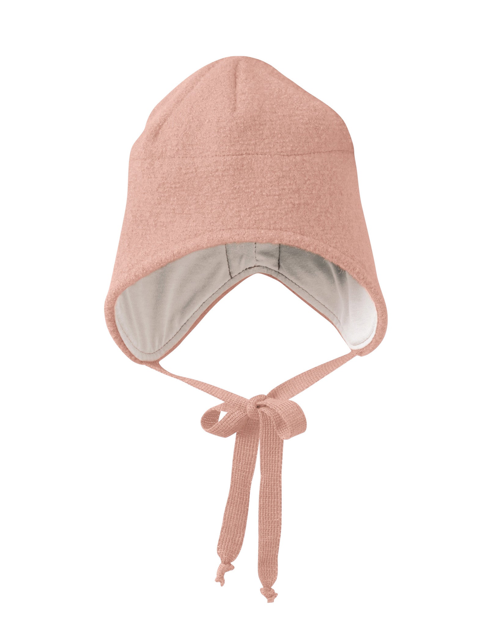 Disana Muts van gekookte wol - oud roze 3621315
