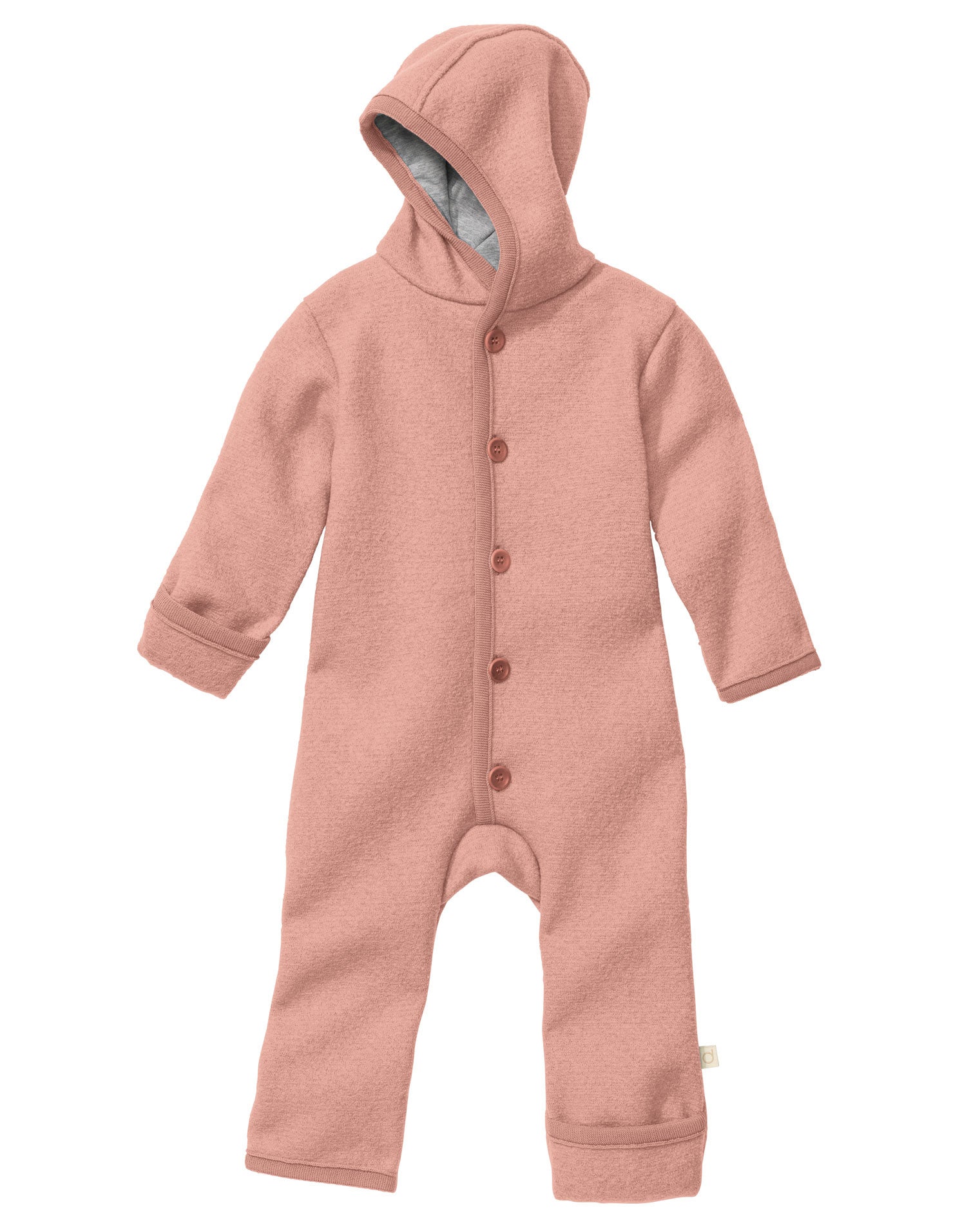disana Overall van gekookte wol - roze