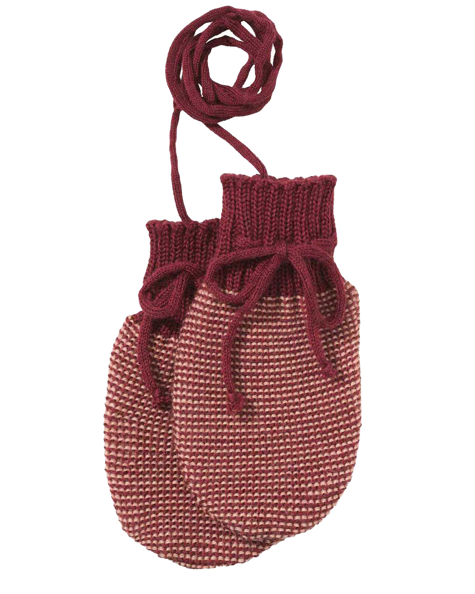 disana wantjes van merino wol cassis:roze